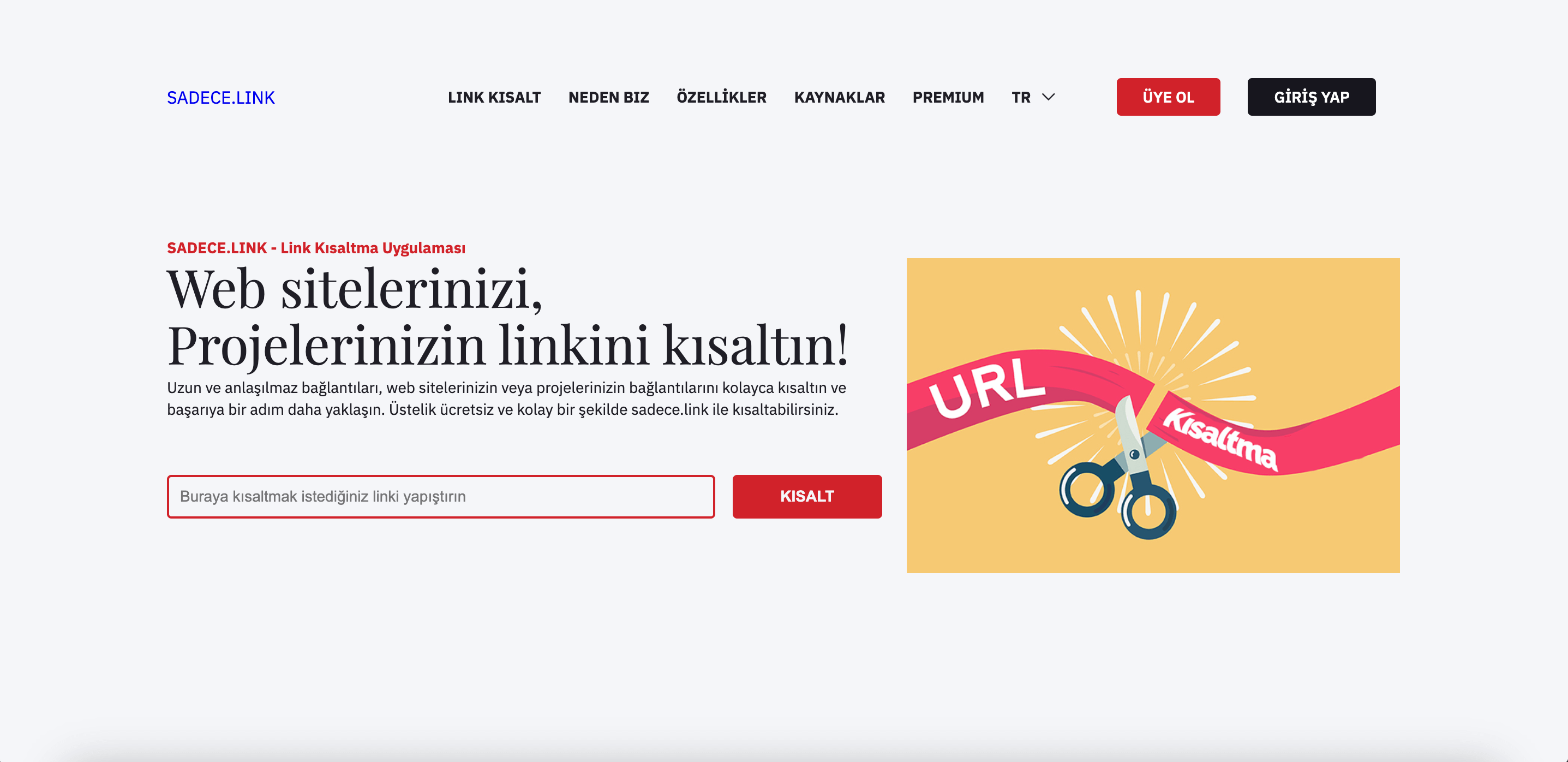 sadece link